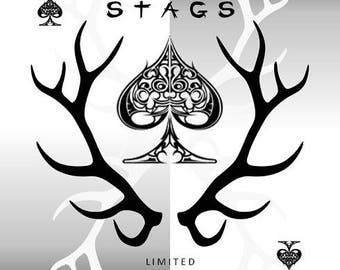 Black Stags Playing Cards Poker Magic Cardistry