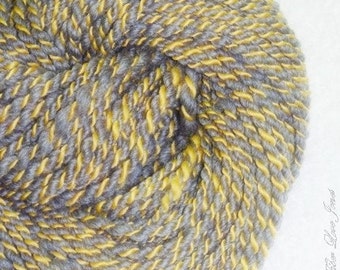 Metaphorical - 40 yds 2-ply Handspun Art Yarn - Knitting - Weaving - Crochet - Fulling - Mixed Media