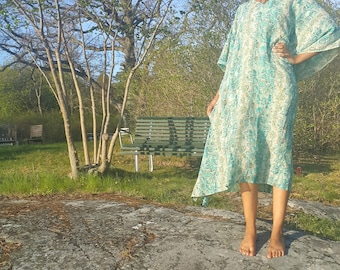 Snakeskin pattern caftan/kaftan dress