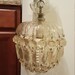 Vintage crystal chandelier, antique light fixture