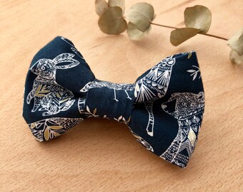 Dashwood Studio Woodland Animals Navy Bow Tie Boys