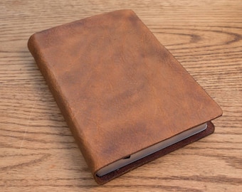 Full Grain Cowhide Leather Bible, NKJV Large Print Reference