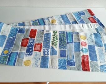 Swedish curtain valance in fabric Street design Josef Frank Almedahls
