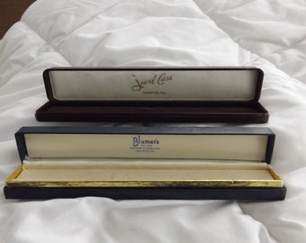 Pair of Vintage Jeweler Bracelet Presentation Boxes