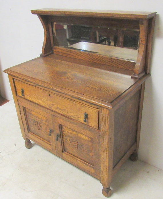 Tiger oak washstand child size!