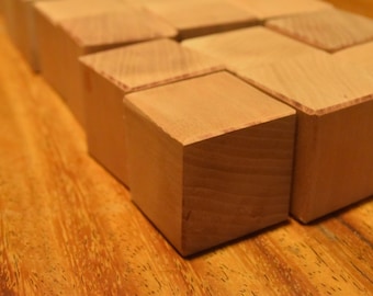 Slightly Smaller Cherry Blocks - 24 Wood Toys