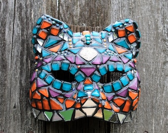 Glam Cat #1 - Sheba - Mosaic Wall Mask