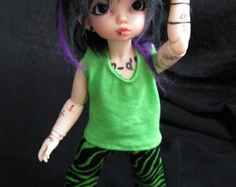 LTF/YOSD Green Zebra Pants/ Tank Set CLEARANCE Price
