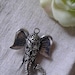 A silver "elephant head" pendant
