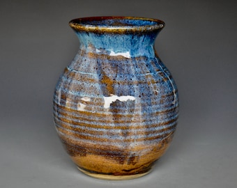Small Pottery Vase Stoneware Flower Vase Handmade Ceramic Vase A