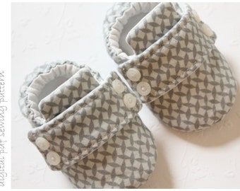 Baby Shoe Pattern - Loafers - Sizes 1 to 5