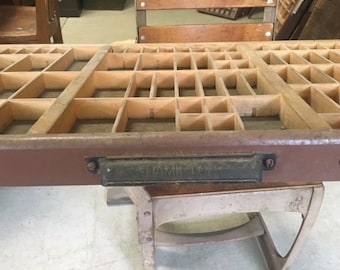 Hamilton MFG Co. Letterpress Typeset Drawer 89 USPS