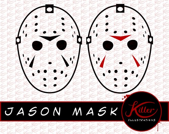 Jason Mask Vector 3 Pack Hockey Mask Clip Art Horror