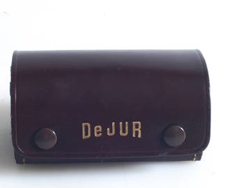 Leather Dejure Lens And Filter Case//Steampunk Parts