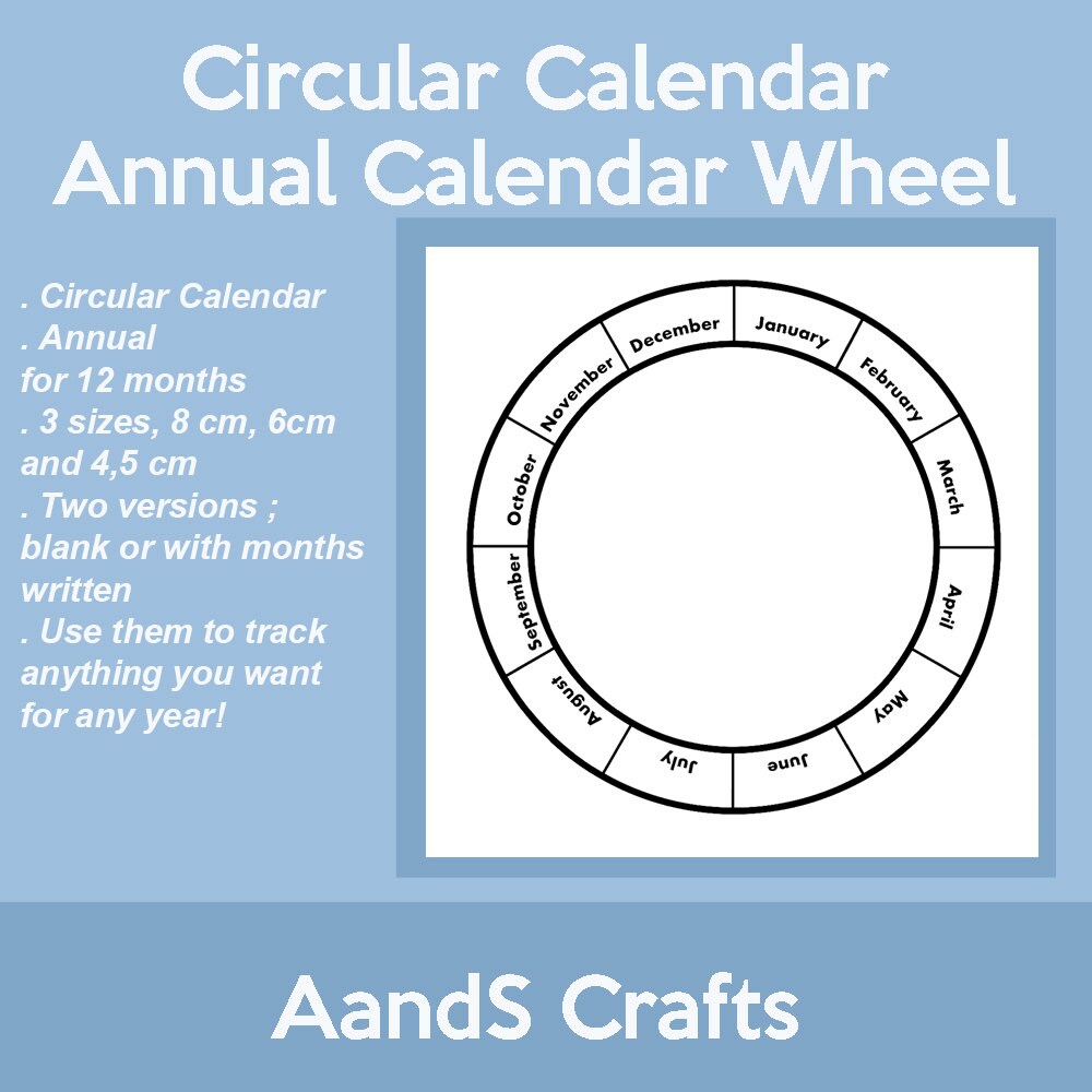 circular calendar circular calendar