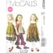 Toddler Sleeveless Ruffle Dress Jumper Pants 2 to 5 Sewing Pattern McCall's M6387