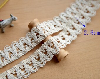 Crochet Lace Ribbon Lace Trim Crochet Ribbon Crochet Trim White Lace Ribbon Crochet Lace Trim Embellishment Wedding Lace Crocheted Lace
