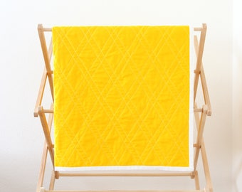 Banana Yellow Fruity Baby Quilt