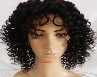 16" Curly Lace Front