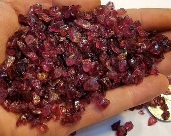 75 tcw. Rough Garnet High Grade Aprox 38-42 pieces For Ring Pendant Jewelry Collection.
