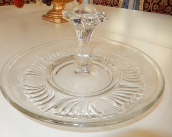 GLASS SERVING PLATTER
