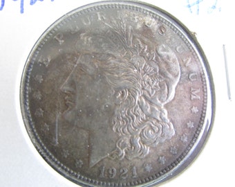 1921 Silver Dollar Antique Coins 1921 Morgan Dollar 1921 USA Silver Coins Antique US Coin Silver US Currency Rare 1920s Coins Silver Dollar