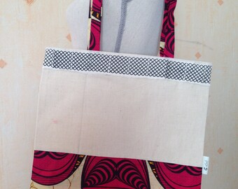 New: Bag shopping bag or tote bag in wax and linen