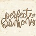 Perfect Harmony Laser Cut Chipboard Scrapbooking Embellishment