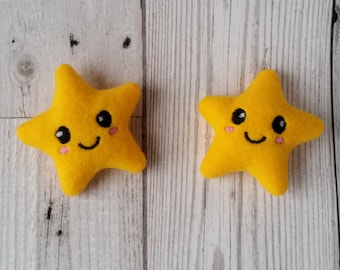 Star Plush Kawaii Hair Clips