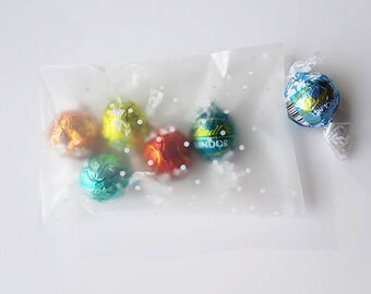 20 Frosted self sealing bags, self adhesive bags, self seal bags, self sealing cellophane bags, cookie bags, baking supplies, chocolate bags