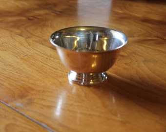 Vintage Reed and Barton Paul Revere Design Silver Plated Small Bowl