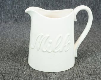 The Haldon Group White Porcelain Milk Pitcher C. 1989