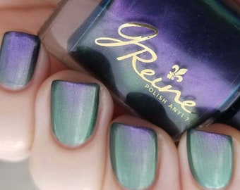 Rebirth - Purple Blue Green duochrome Color Shifting Nail Polish