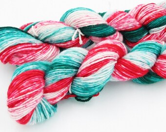 Superwash 4ply wool/nylon, sock yarn, Hand Dyed gradient, 100g