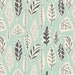 OOP HBR-4435 Leaflet Eucalyptus Hello Bear Bonnie Christine Stone Art Gallery Fabrics Quilting 18" BTHY Quilt Sewing Cotton Apparel Fabric