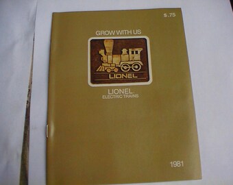 Mint Lionel Toy Train Catalog 1981 Pocket Catalog
