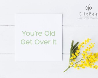 Funny Birthday Card / Rude Birthday Card / Humorous Birthday Card / Cheeky Birthday Card / Elle Bee