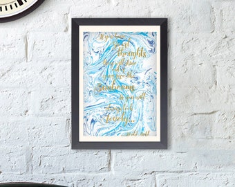 Good Thoughts, Roald Dahl Print