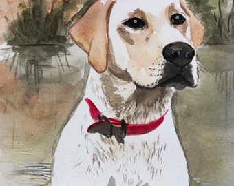 Custom pet portrait, Pet Portrait, Gift for Mom, Dog Mom, Gift for Girlfriend, pet memorial Gift Idea, Mother's Day, personalized gift