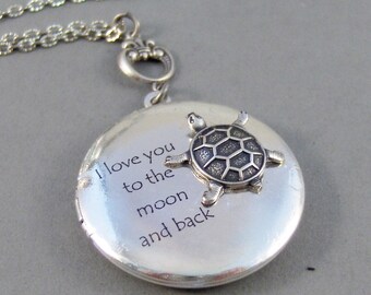 Turtle Love,Locket,Silver Locket,Turtle,Turtle Locket,Turtle Necklace,Ocean,Antique Locket,Antique,Woodland,Love You valleygirldesigns.