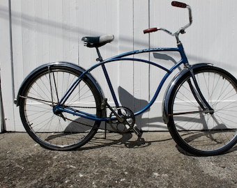 Bike Ride... Vintage Blue Men's Schwinn Speedster Bike, Beach Cruiser