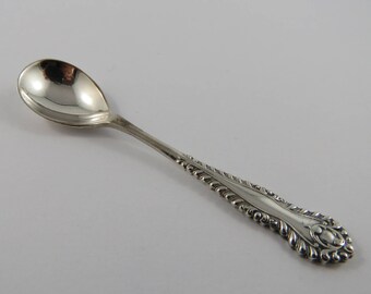 Sterling Silver Salt Spoon with English Hallmarks