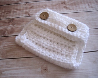 Crochet Diaper Cover, Crochet Baby Diaper Cover, Newborn Diaper Cover, Infant Diaper Cover, Boy Diaper Cover, Baby Photo Prop, White