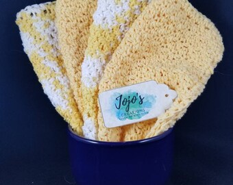 Kitchen dishcloths, crochet dish cloths, handmade, crochet