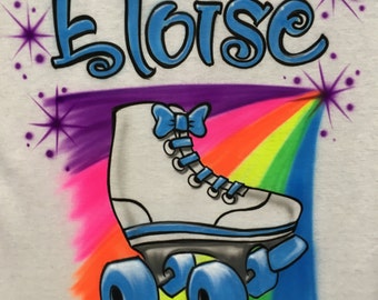 airbrush 90s shirt airbrushed roller