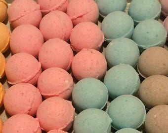 Sale Bath Bombs-Made with Coconut Oil-Variety of Colors and Fragrances-Sensitive Skin-Perfect for Kids-Free Shipping over 50