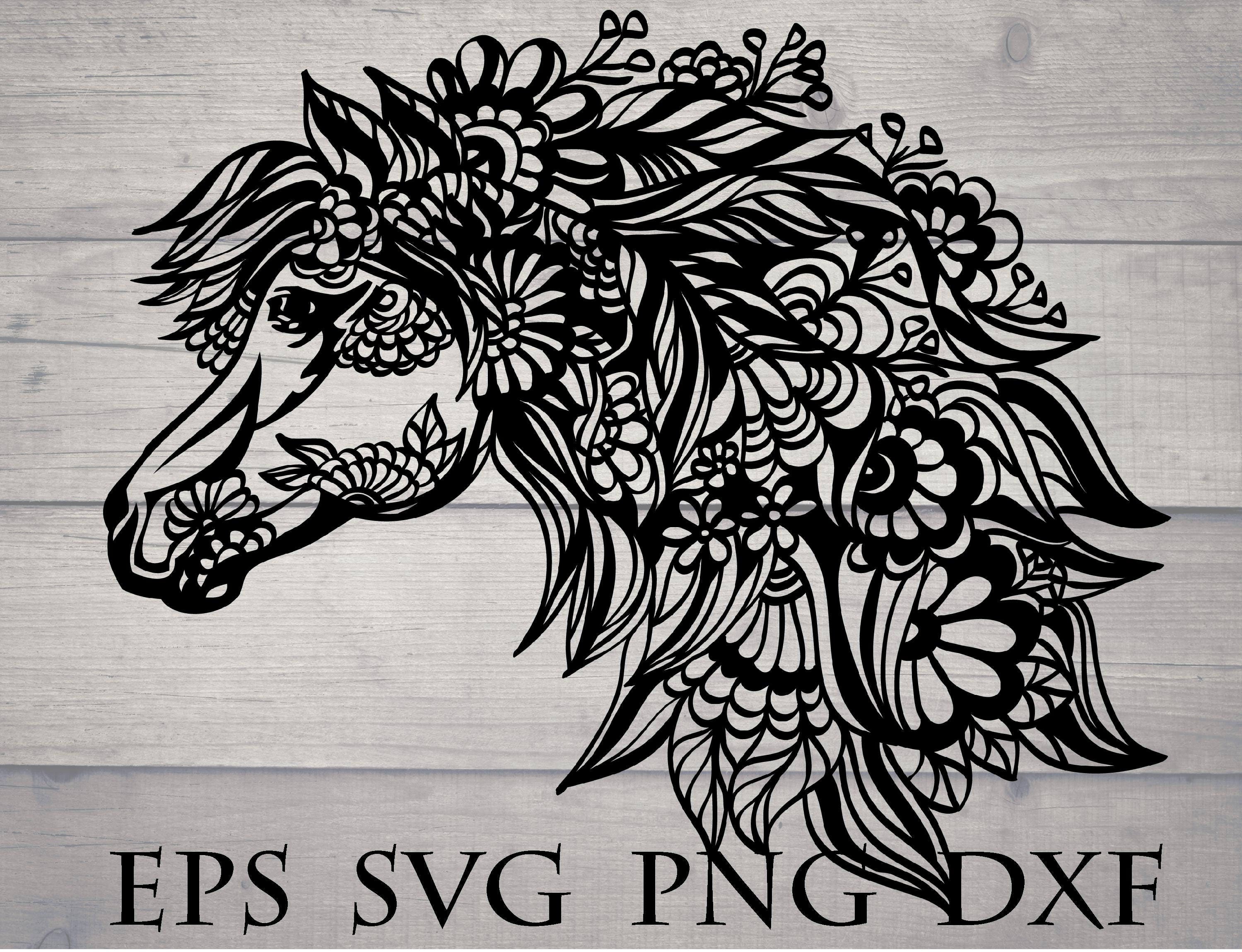 Free Free 83 Layered Horse Mandala SVG PNG EPS DXF File