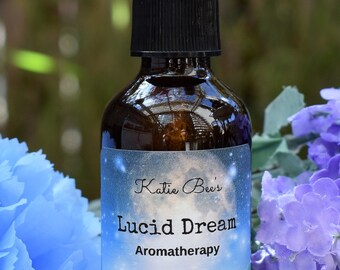 2 oz Lucid Dream Aromatherapy Room Spray, Essential Oil Room Spray, Sleep Aromatherapy, Linen Spray