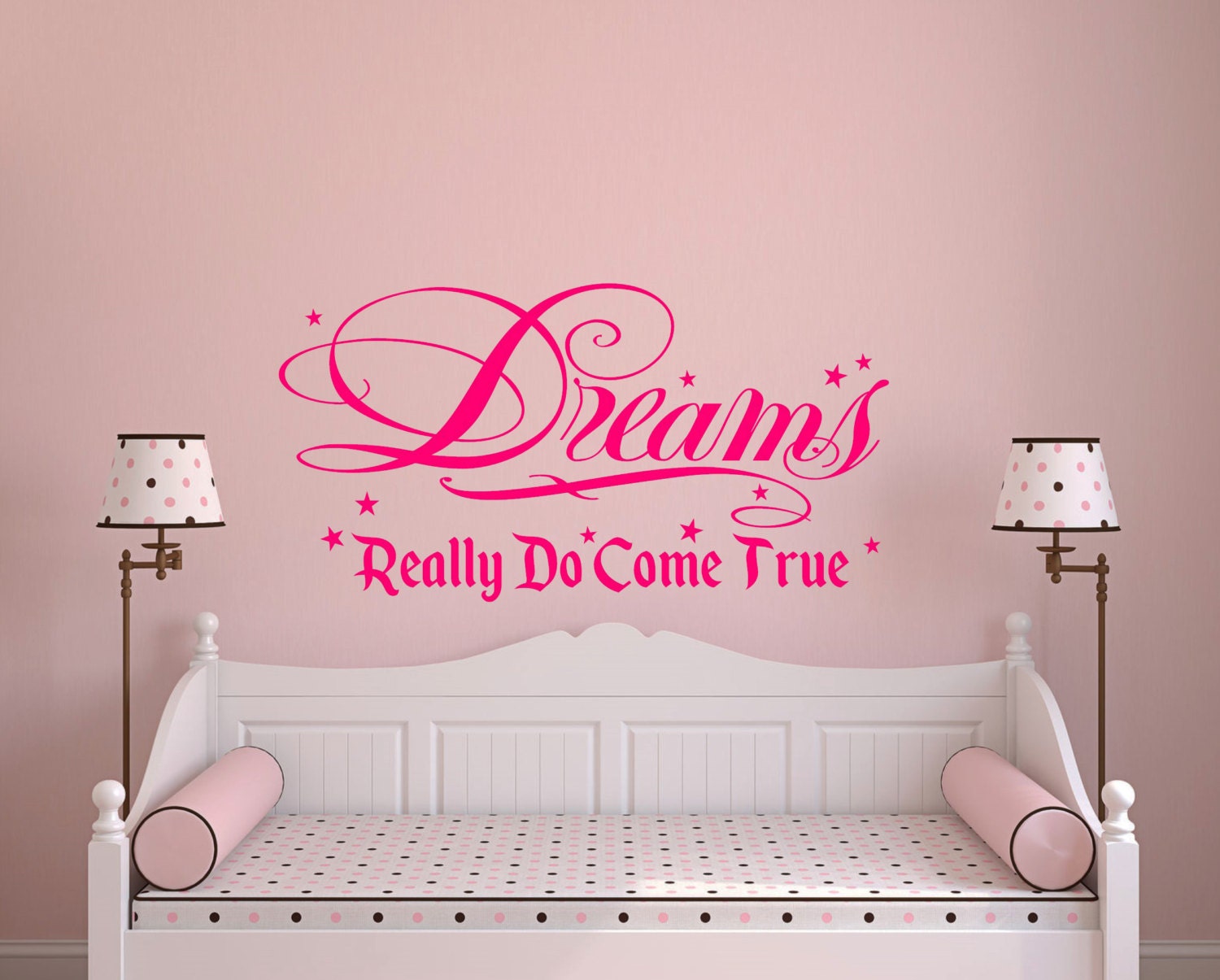 Dreams Really Do Come True Nursery Decor-Nursery Wall