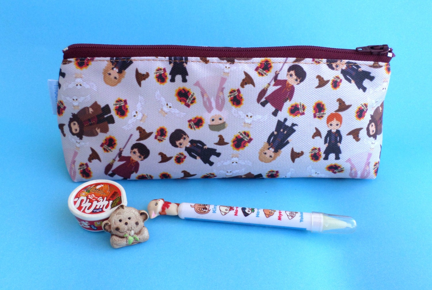 Cute Harry Potter Pencil Case Zipper Pouch Bag Pen Box School